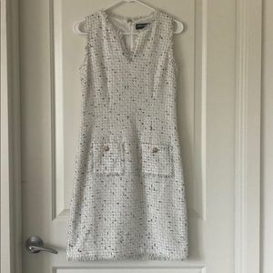 Karl Lagerfeld Paris Tweed Pocket Dress